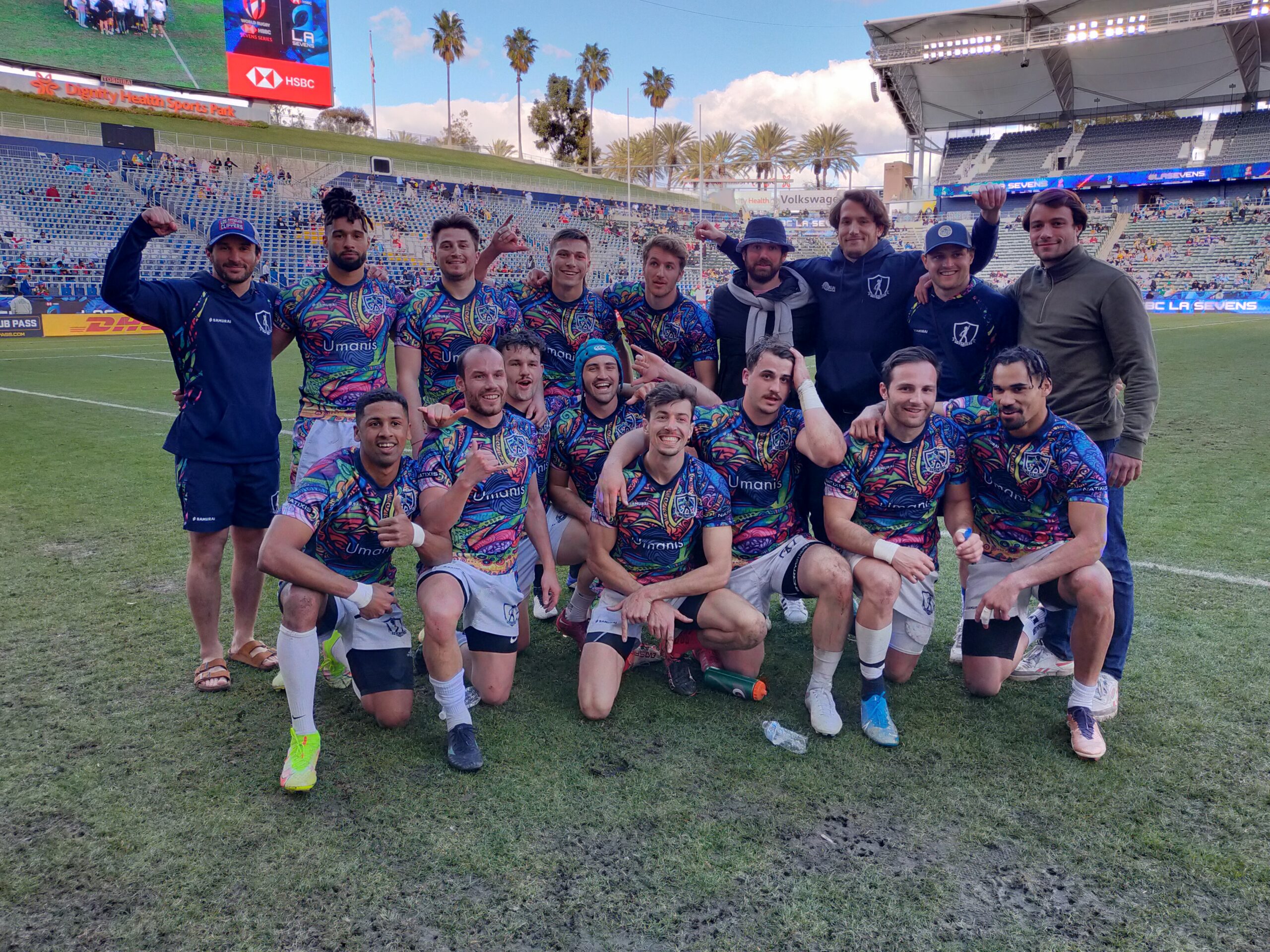 Los Angeles Sevens Invitational 2023 les Seventise en or, les South